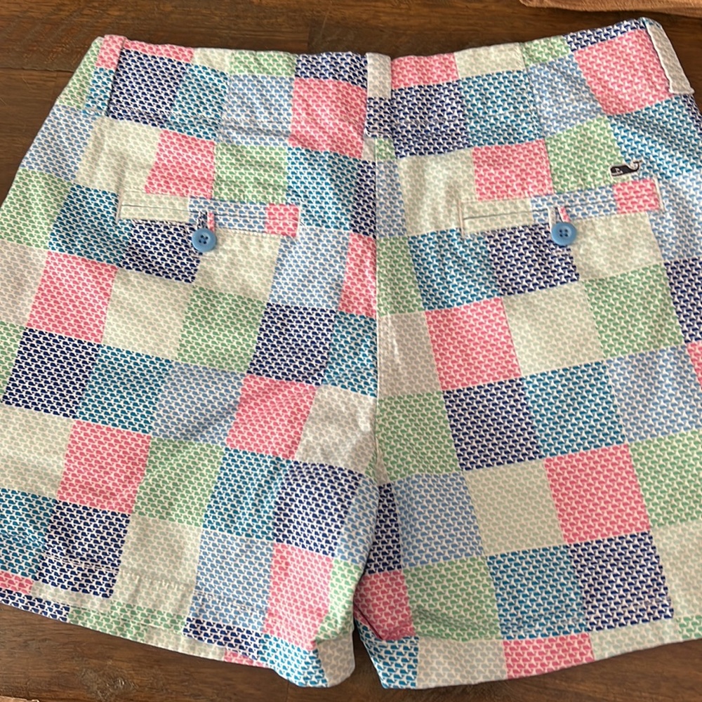 *Vinyard Vines - size 8 - logo plaid shorts - Picture 3 of 5